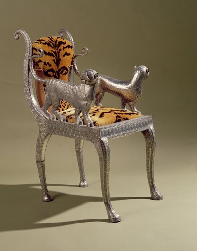 Armchair, Indian, 19th century by Indian School